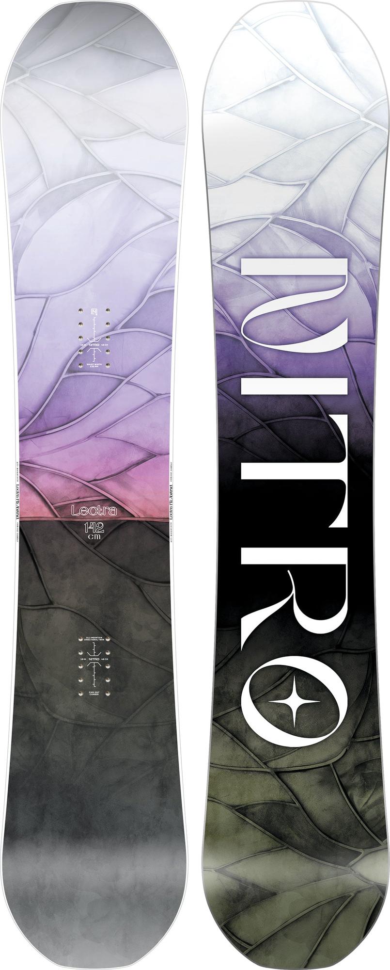 Nitro Lectra Leaf Women Snowboard 2027 142 cm – Produktansicht