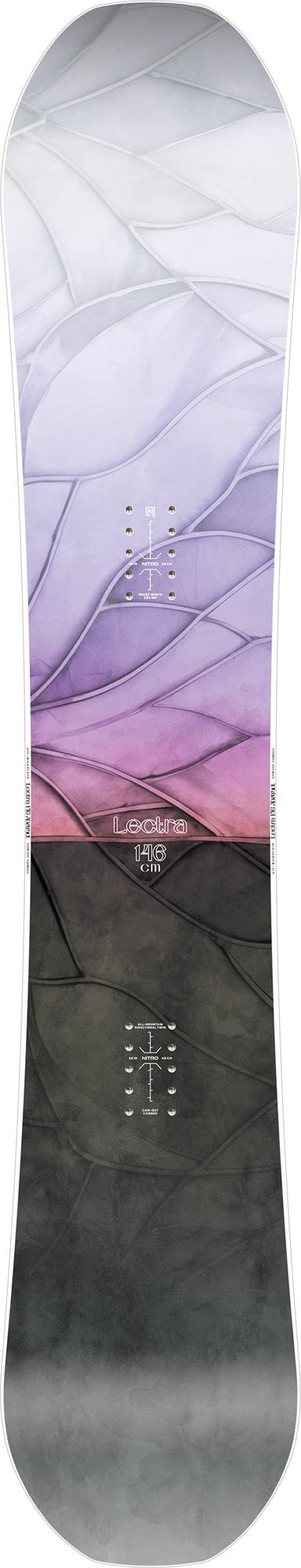 Nitro Lectra Leaf Women Snowboard 2027 146 cm – Topsheet