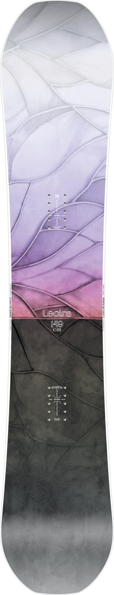 Nitro Lectra Leaf Women Snowboard 2027 149 cm – Topsheet