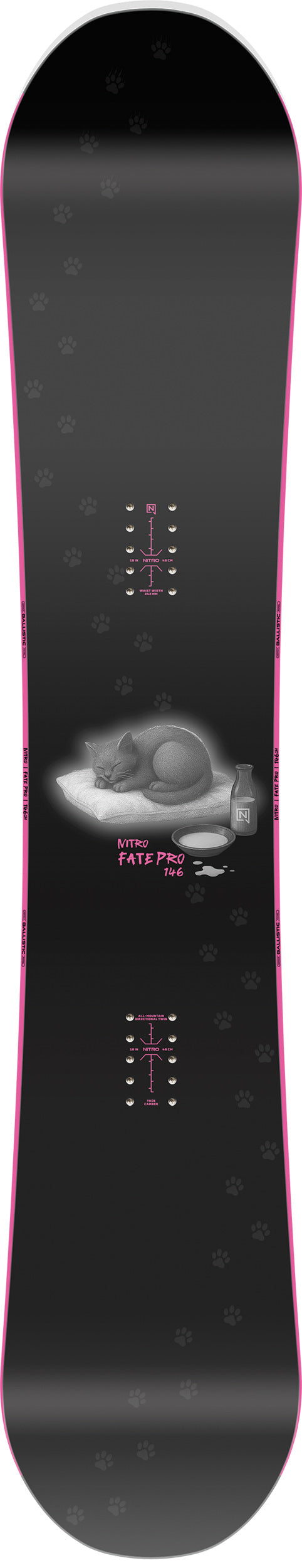 Nitro Fate Pro Women Snowboard 2027 146 cm – Topsheet