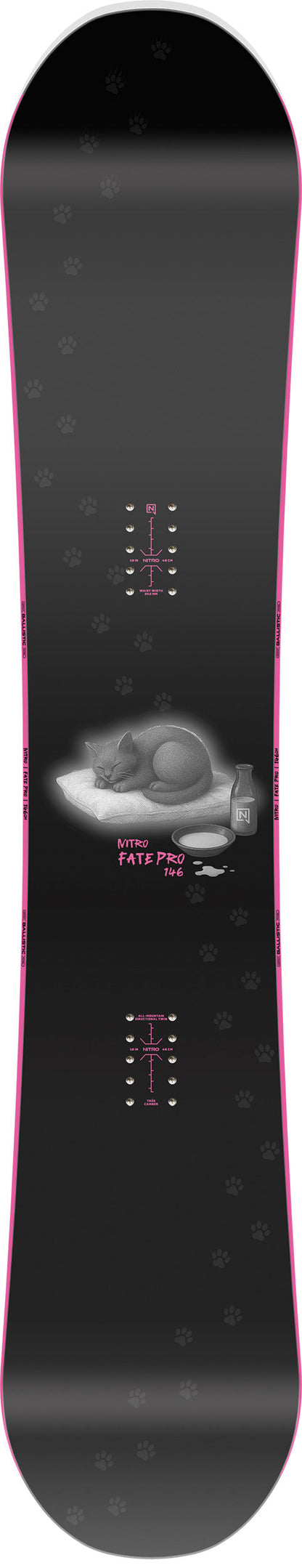 Nitro Fate Pro Women Snowboard 2027 146 cm – Topsheet