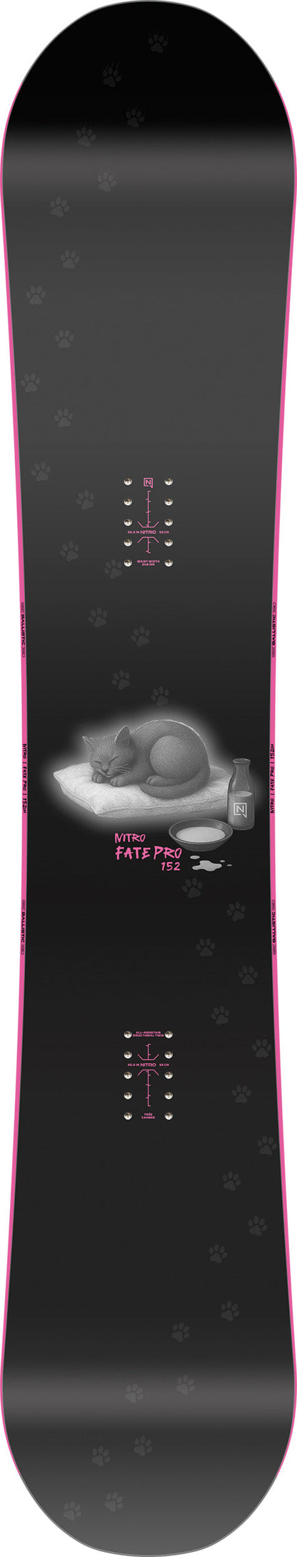 Nitro Fate Pro Women Snowboard 2027 152 cm – Topsheet