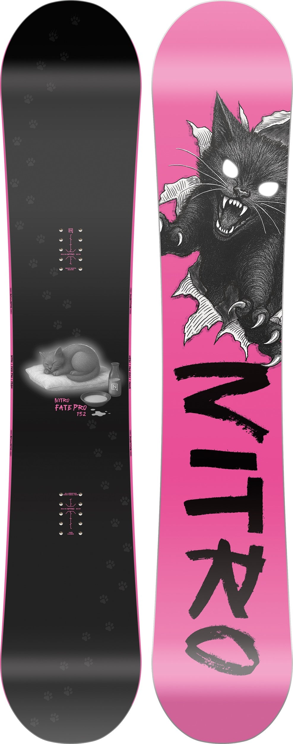 Nitro Fate Pro Women Snowboard 2027 152 cm – Produktansicht