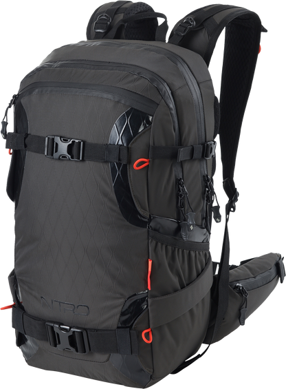 Nitro Slash 25 Pro Rucksack für Touren- Snowboarder RAVEN