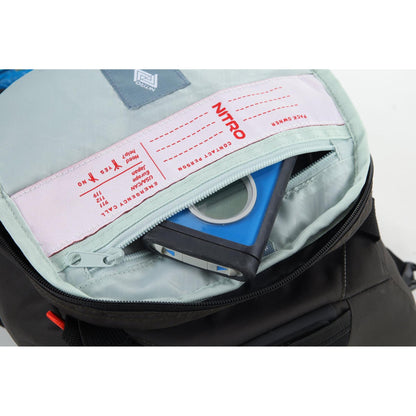 Nitro Rover Pack 14 Liter Rucksack Ski -  Snowboarder Tourenrucksack Raven