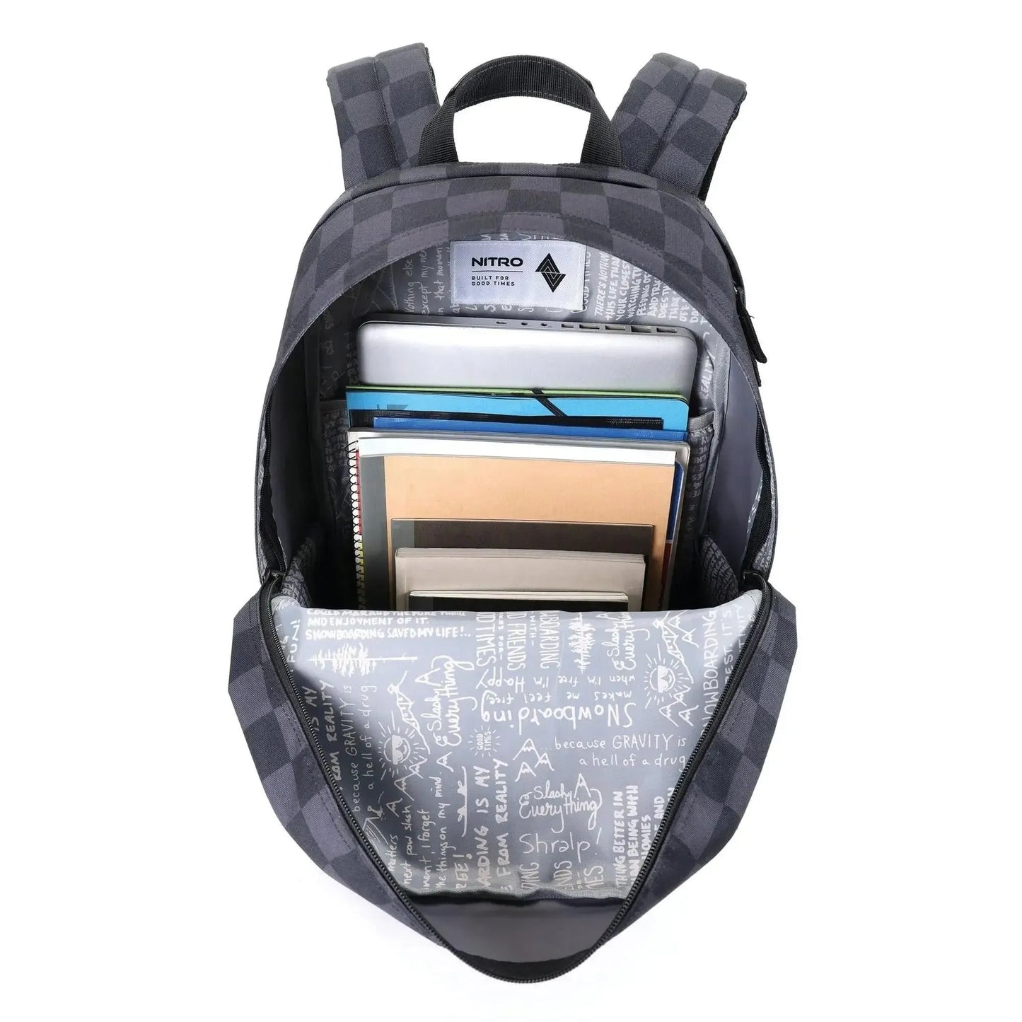 Nitro Urban Plus 28L Rucksack mit 15 Zoll Laptopfach Checker