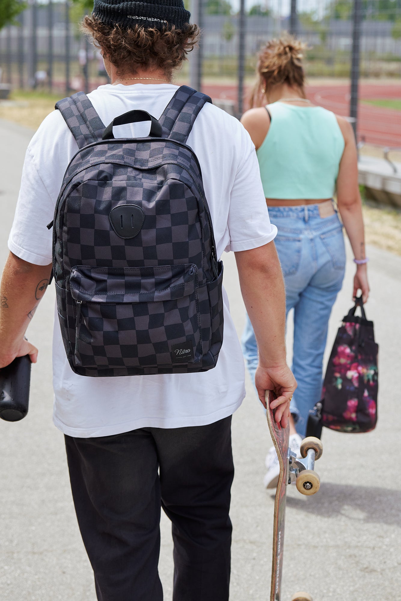 Nitro Urban Plus 28L Rucksack mit 15 Zoll Laptopfach Checker