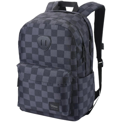 Nitro Urban Plus 28L Rucksack mit 15 Zoll Laptopfach Checker
