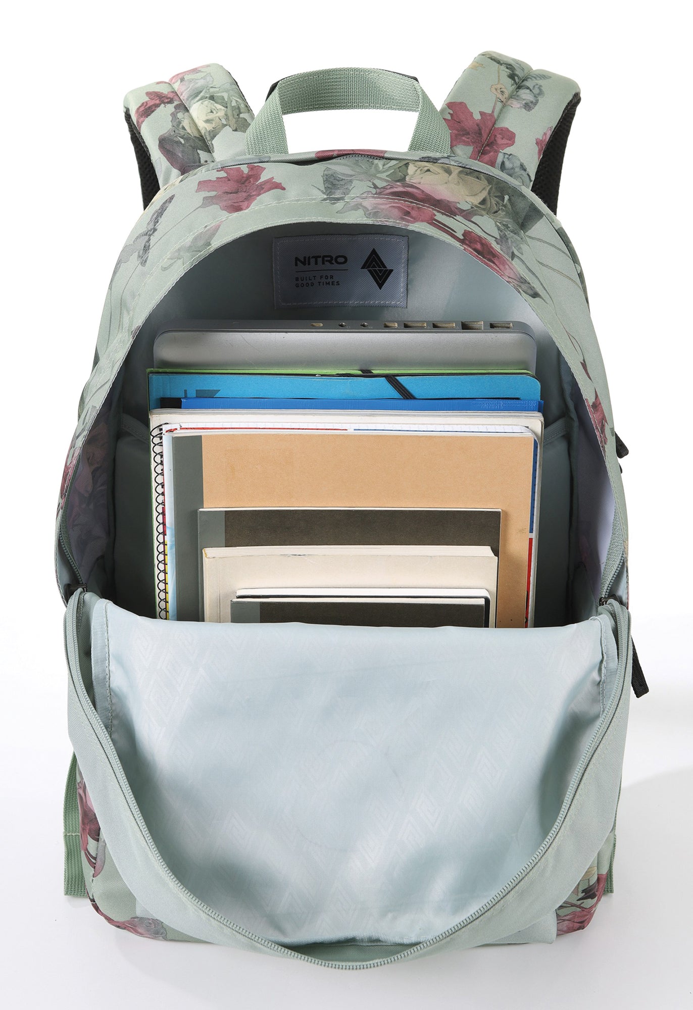 Nitro Urban Plus 28L Rucksack mit 15 Zoll Laptopfach Dead Flower