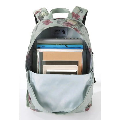 Nitro Urban Plus 28L Rucksack mit 15 Zoll Laptopfach Dead Flower