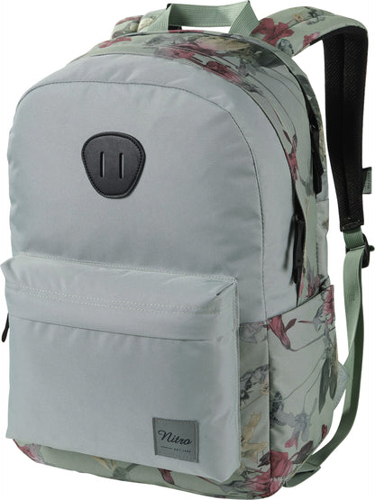 Nitro Urban Plus 28L Rucksack mit 15 Zoll Laptopfach Dead Flower