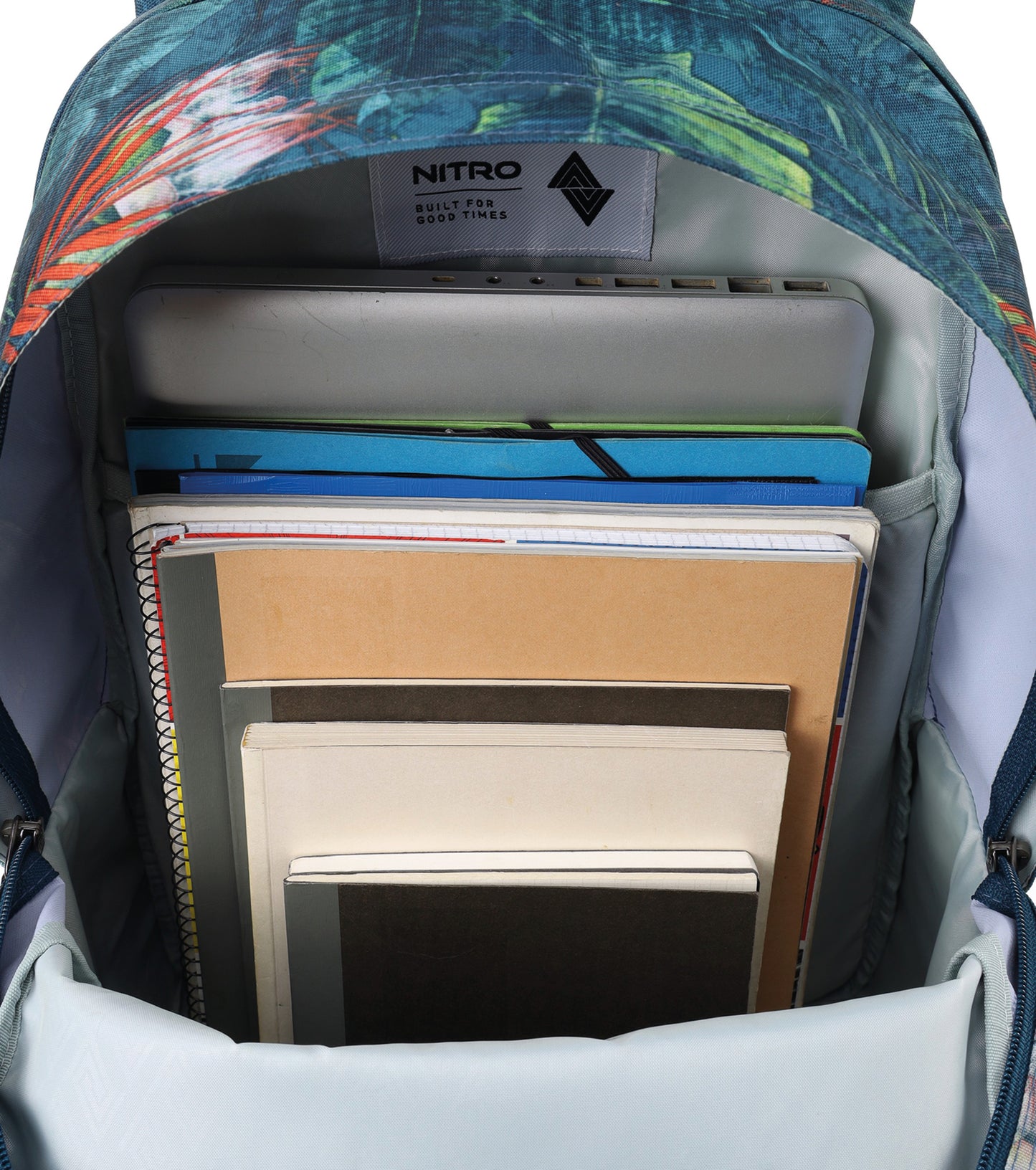 Nitro Urban Plus 28L Rucksack mit 15 Zoll Laptopfach Tropical