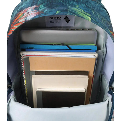 Nitro Urban Plus 28L Rucksack mit 15 Zoll Laptopfach Tropical