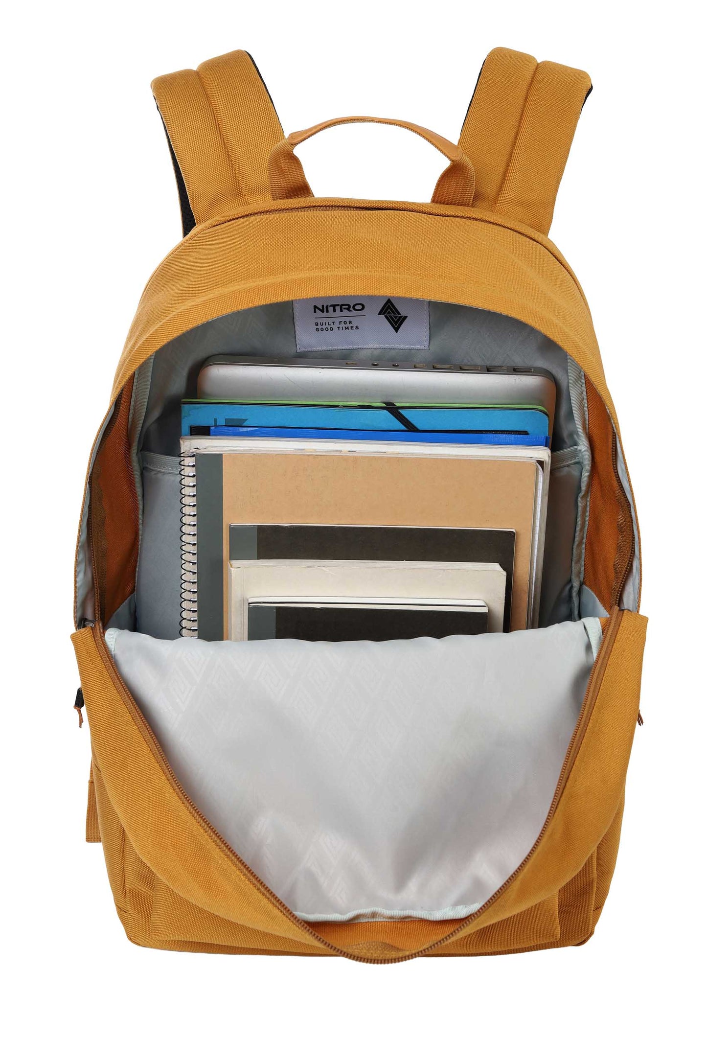 Nitro Urban Plus 28L Rucksack mit 15 Zoll Laptopfach Farbe Amber Glow