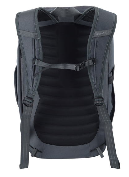 Nitro  Nikuro Traveler 32 L  Rucksack mit 17 Zoll Laptopfach GRAPHITE (Grau)