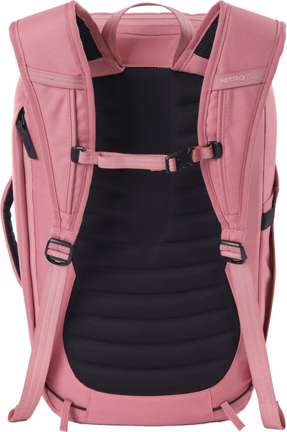 Nitro Nikuro Traveler 32 L Rucksack mit 17 Zoll Laptopfach WOODROSE