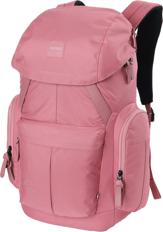 Nitro Daypacker Two 32L Rucksack mit 15 Zoll Laptopfach Farbe: Woodrose