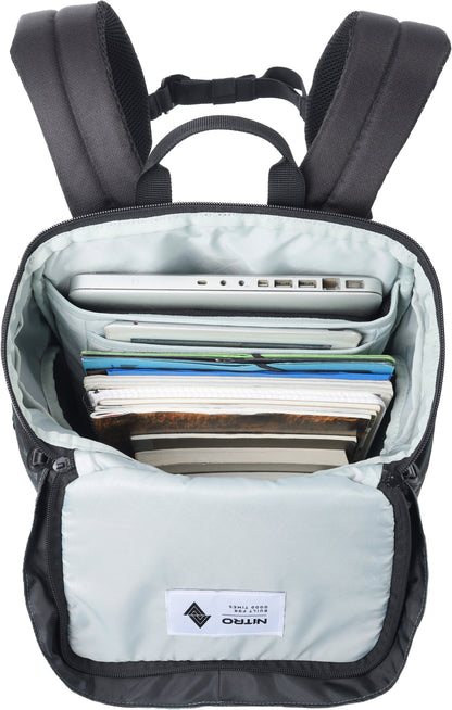 Nitro Rucksack Freizeitrucksack mit Laptopfach Daypacker Two Backpack 32L Reef Break Black