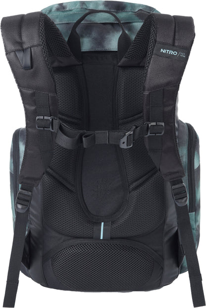 Nitro Rucksack Freizeitrucksack mit Laptopfach Daypacker Two Backpack 32L Reef Break Black