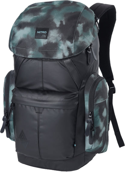 Nitro Rucksack Freizeitrucksack mit Laptopfach Daypacker Two Backpack 32L Reef Break Black
