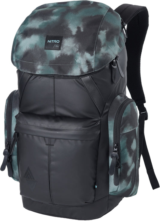 Nitro Rucksack Freizeitrucksack mit Laptopfach Daypacker Two Backpack 32L Reef Break Black