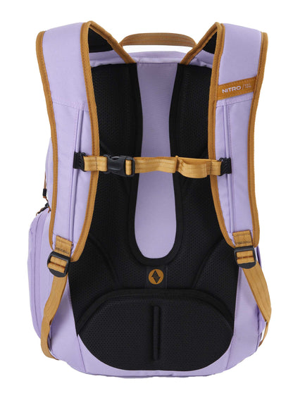 Nitro Future Hero 37 Liter Rucksack Daypack mit 17 Zoll Laptopfach Farbe Lavender