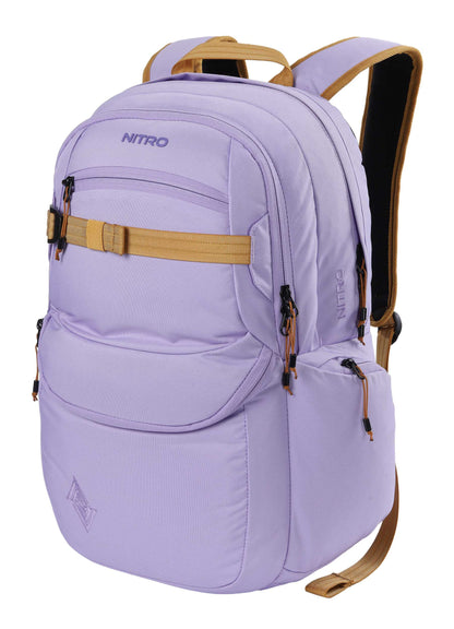Nitro Future Hero 37 Liter Rucksack Daypack mit 17 Zoll Laptopfach Farbe Lavender