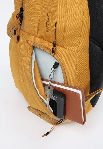 Nitro Future Hero 37 Liter Rucksack Daypack mit 17 Zoll Laptopfach Farbe Amber Glow