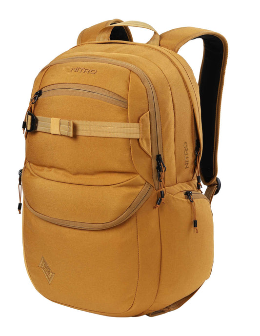 Nitro Future Hero 37 Liter Rucksack Daypack mit 17 Zoll Laptopfach Farbe Amber Glow