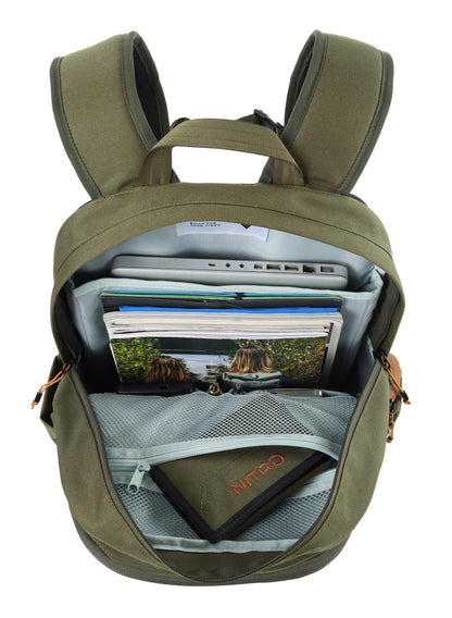 Nitro Future Hero 37L Schul-/Alltagsrucksack 2027 – Magic Moss