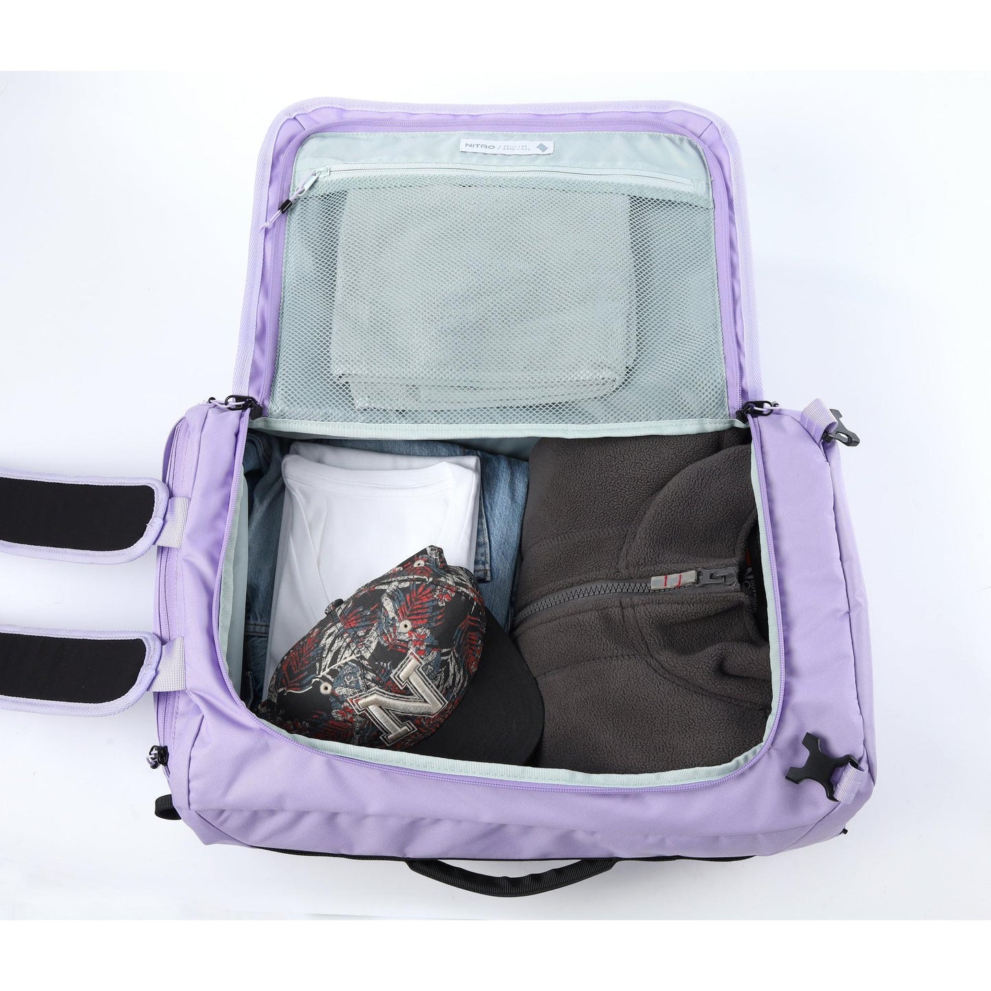 Nitro Shuffle 32L Rucksack Hybridbag Tasche Duffel Farbe: Lavender