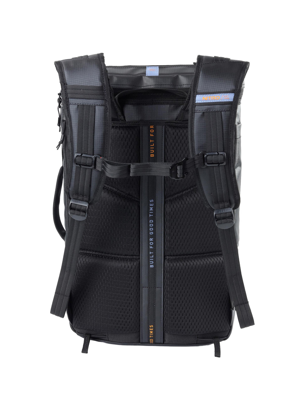 Nitro FIVE-O PRO 36L Tough Black – Rückenansicht 5