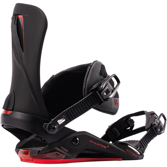 Nitro Phantom+ Men Snowboard Bindings 2027 – Ultra Black – Produktansicht
