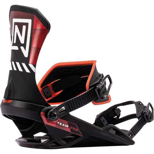 Nitro Team Pro Men Snowboard Bindings 2027 – Black Red – Produktansicht