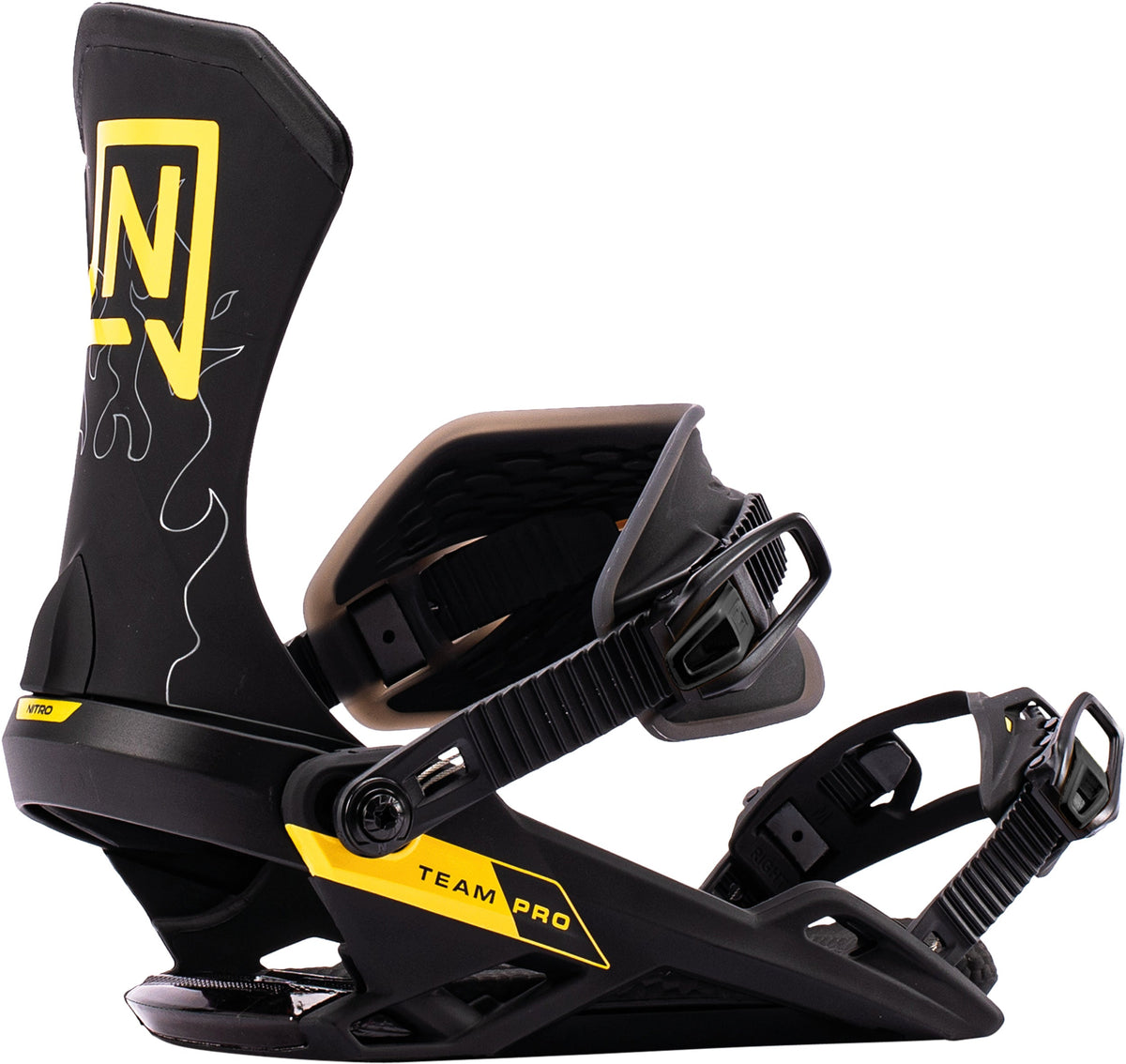 Nitro Team Pro Men Snowboard Bindings 2027 – Nitro x Markus Kleveland – Produktansicht