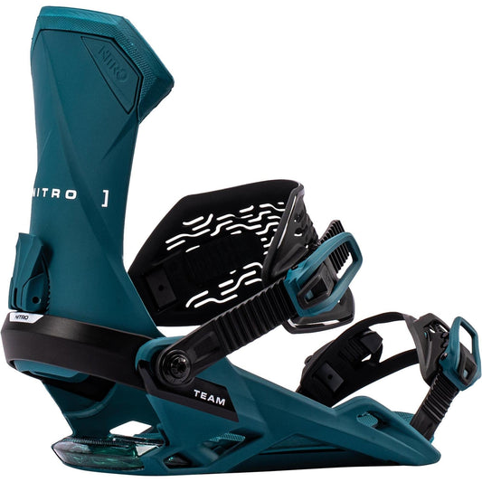 Nitro Team Men Snowboard Bindings 2027 – Deep Teal – Produktansicht