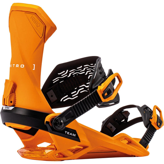 Nitro Team Men Snowboard Bindings 2027 – Vivid Orange – Produktansicht