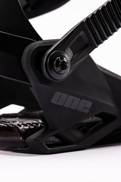 Nitro One Men Snowboard Bindings 2027 – Ultra Black – Detailansicht 6