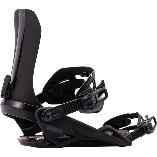 Nitro One Men Snowboard Bindings 2027 – Ultra Black – Produktansicht