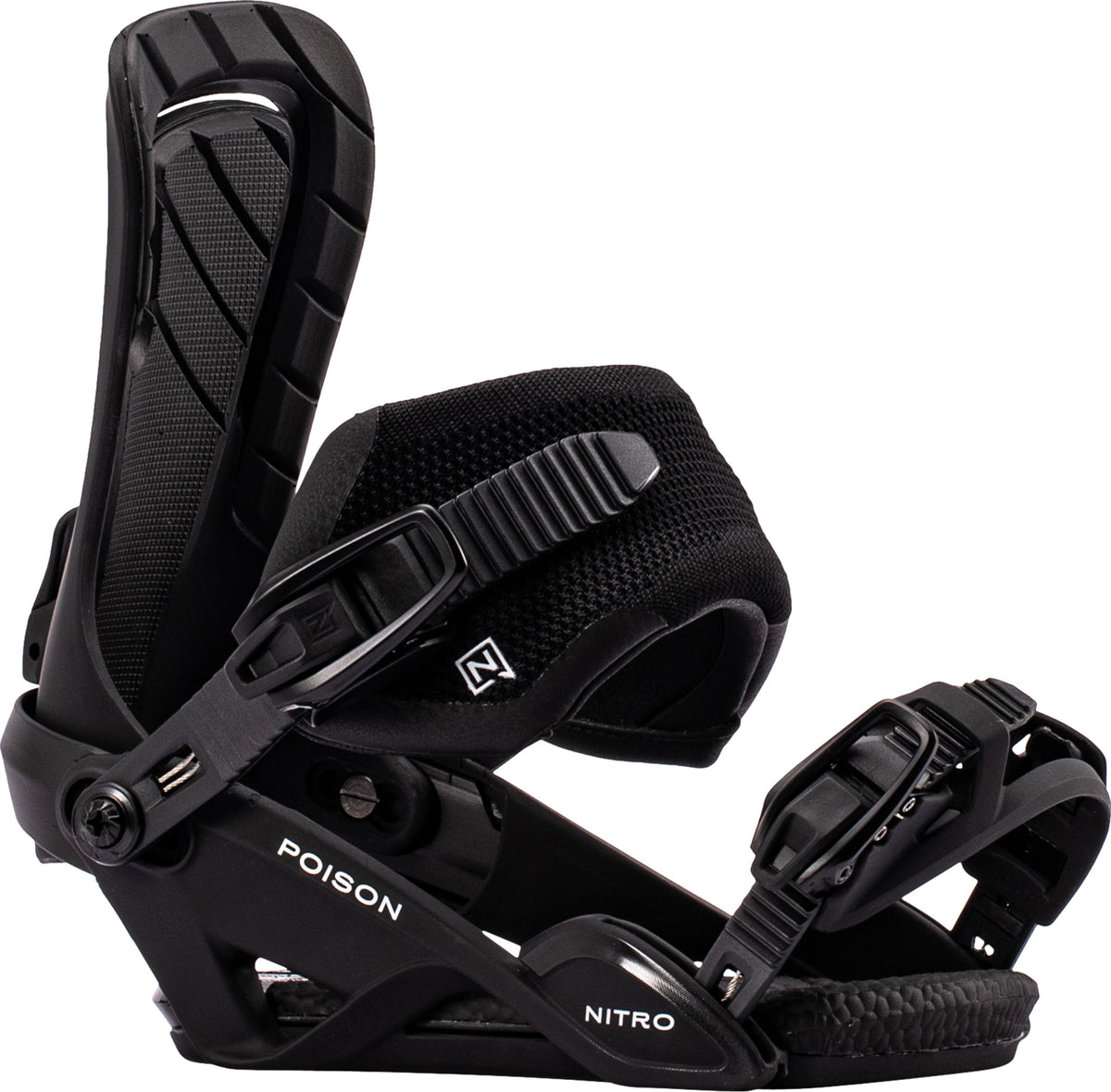 Nitro Poison Women Women Snowboard Bindings 2027 – Ultra Black – Produktansicht 2