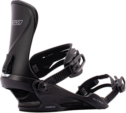 Nitro Cosmic Women Women Snowboard Bindings 2027 – Ultra Black – Produktansicht