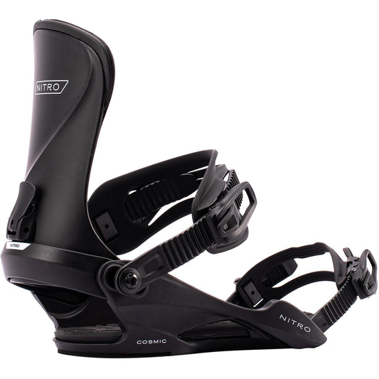 Nitro Cosmic Women Women Snowboard Bindings 2027 – Ultra Black – Produktansicht