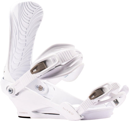 Nitro Cosmic Women Women Snowboard Bindings 2027 – White – Produktansicht 2