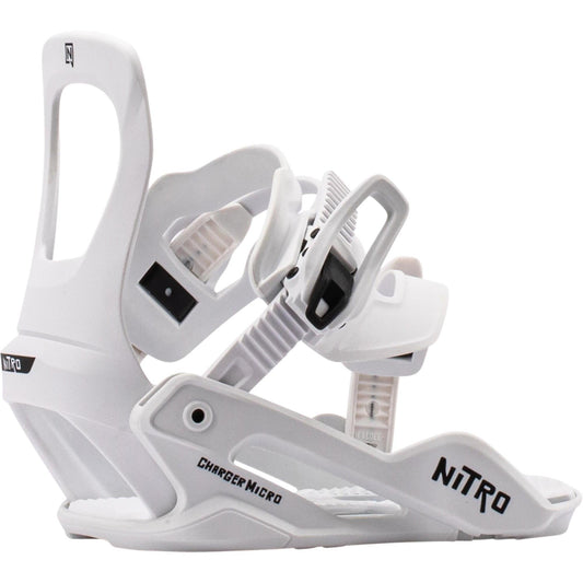 Nitro Charger Micro Kids Kids Snowboard Bindings 2027 – White – Produktansicht
