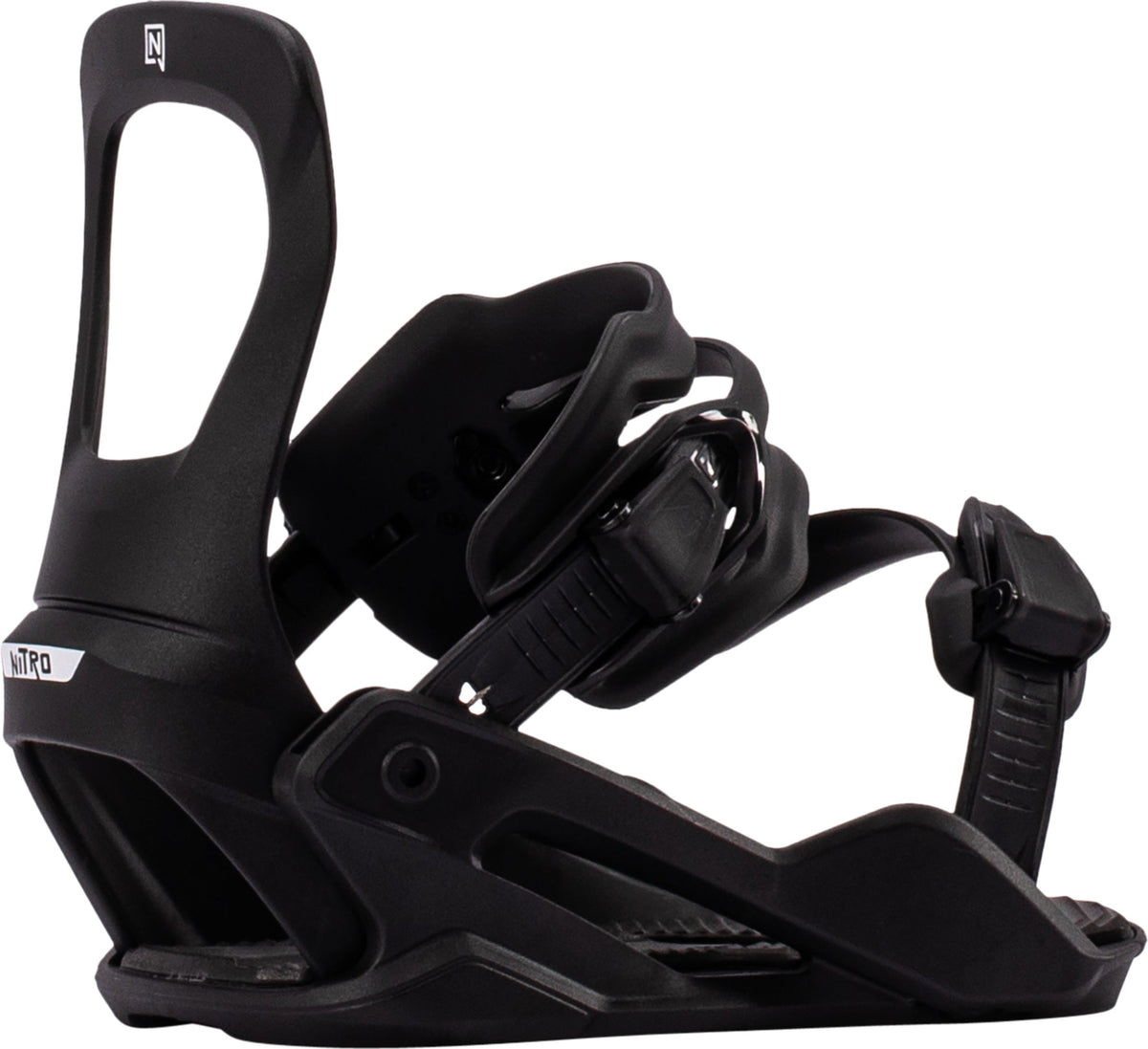 Nitro Charger Micro Kids Kids Snowboard Bindings 2027 – Ultra Black – Produktansicht