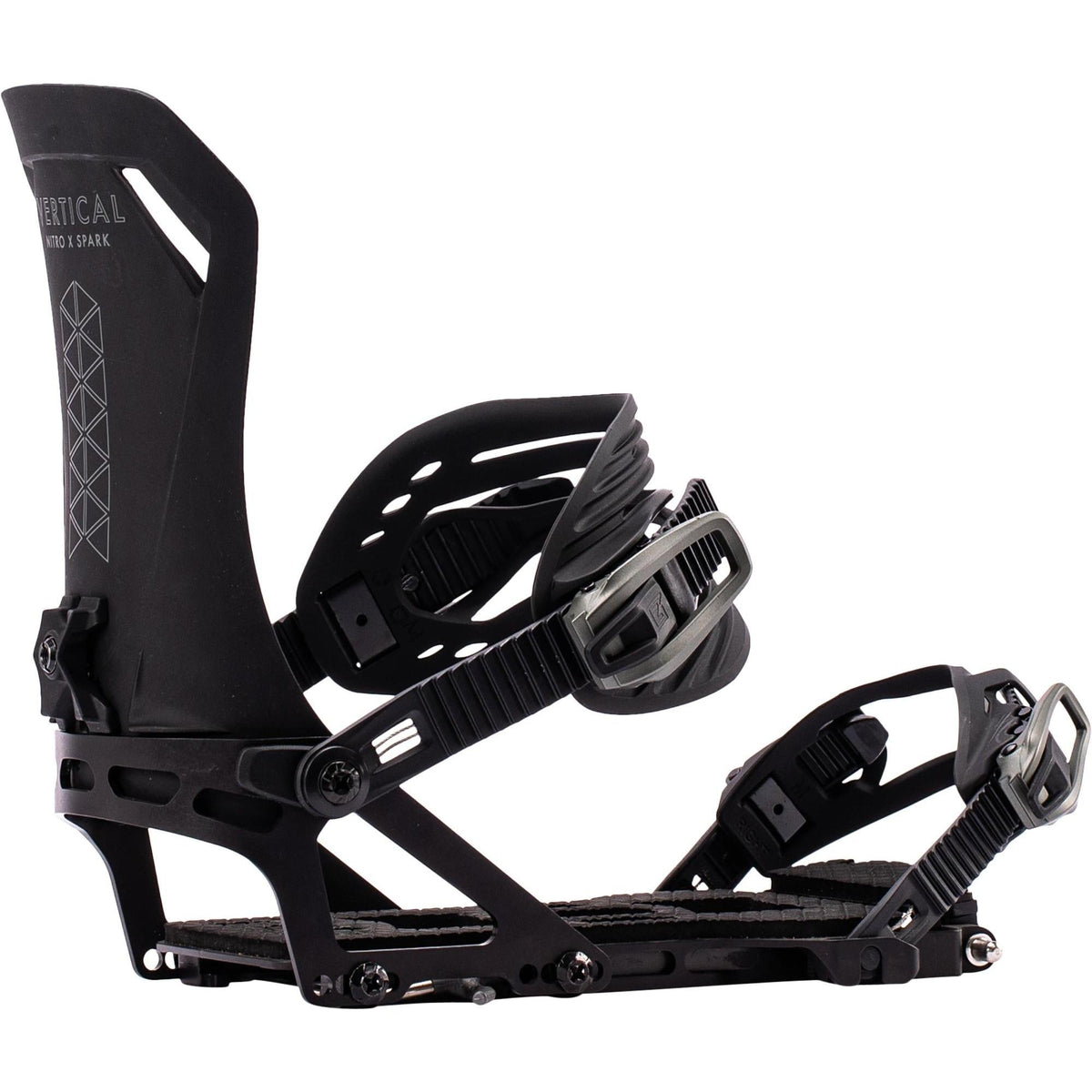 Nitro Vertical ST Splitbinding Unisex Snowboard Bindings 2027 – Black – Produktansicht