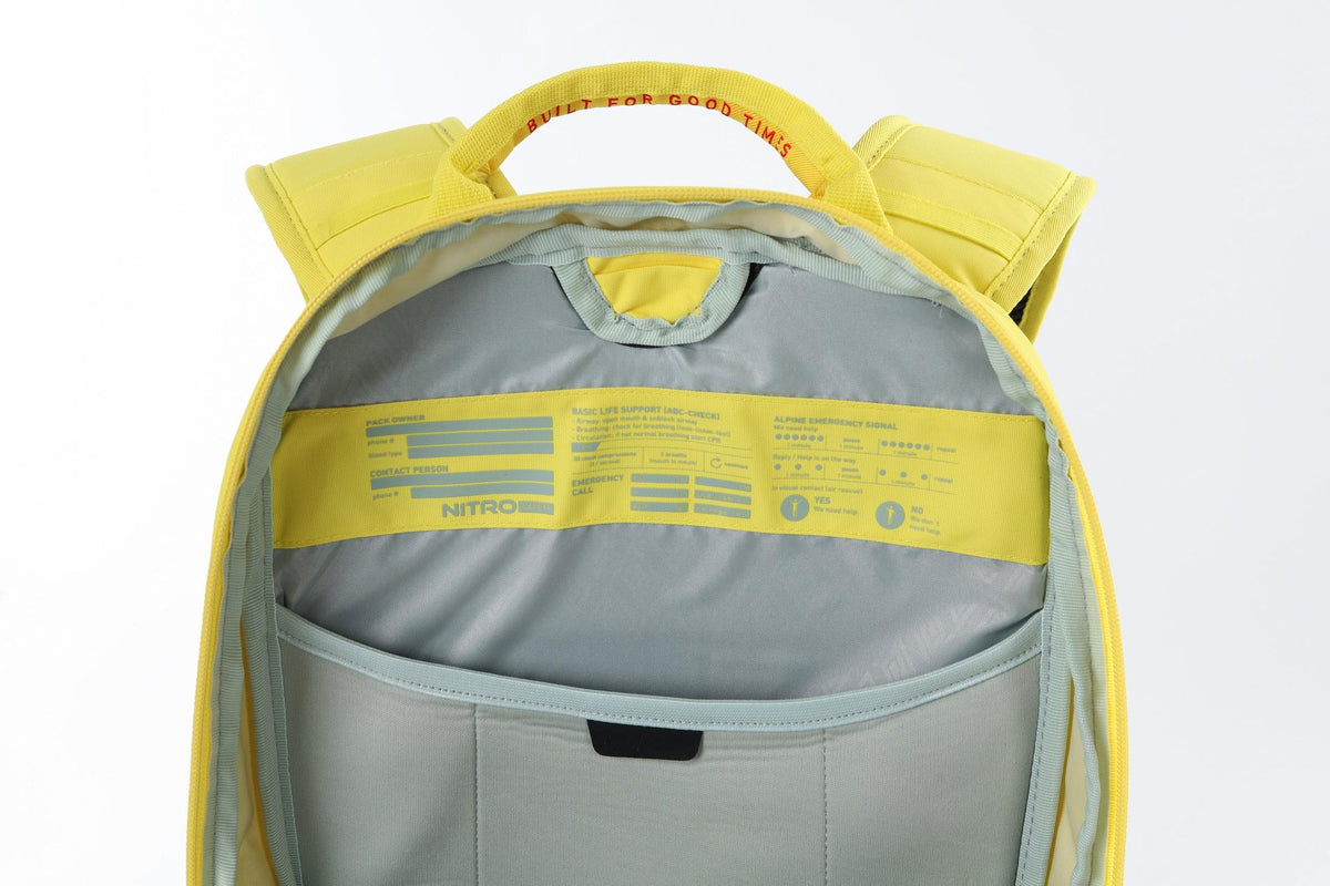 Nitro Rover 14 Pack 14L Snowboard-/Tourenrucksack – Illuminating – Detailansicht 11