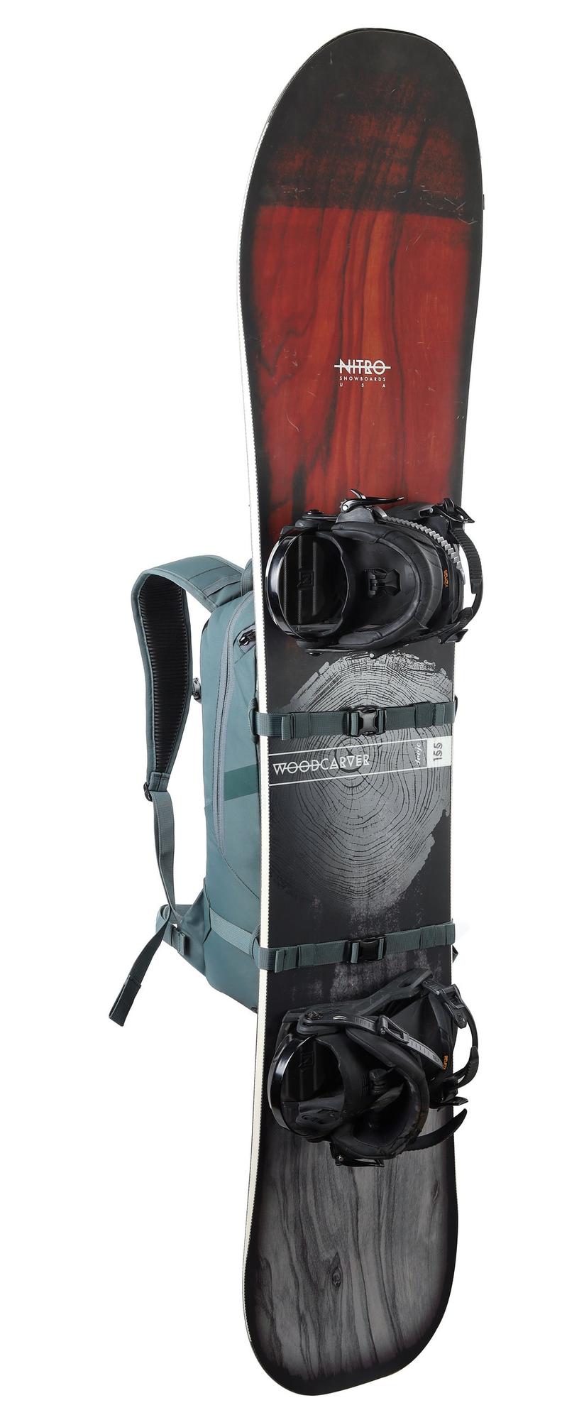 Nitro Rover 14 Pack 14L Snowboard-/Tourenrucksack – Jungle Green – Detailansicht 13