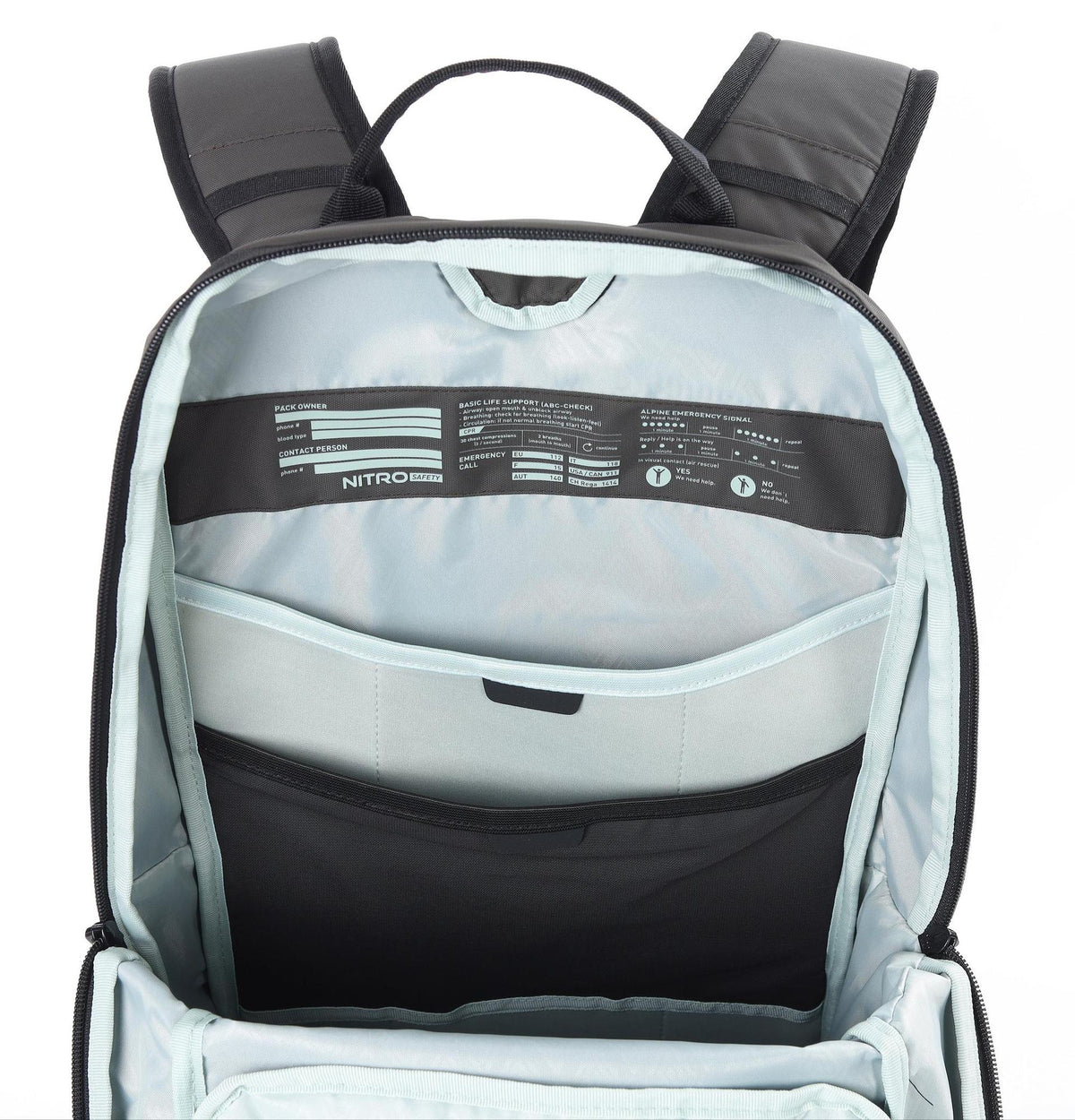 Nitro Rover 22 Pack 22L Snowboard-/Tourenrucksack – Raven – Detailansicht 15