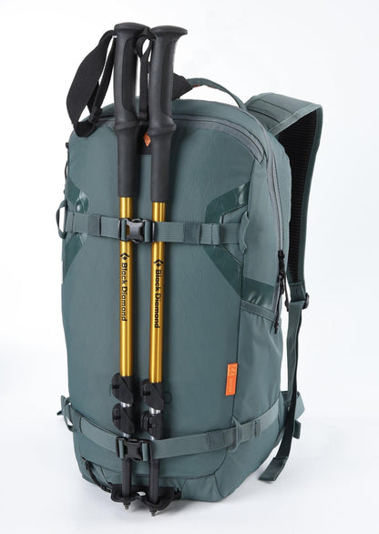 Nitro Rover 22 Pack 22L Snowboard-/Tourenrucksack – Jungle Green – Detailansicht 10